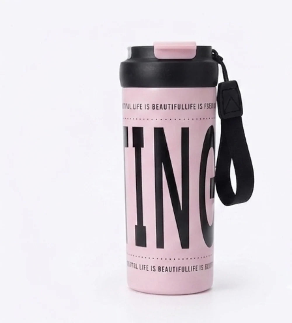 Stainless Steel Double Lid Tumbler