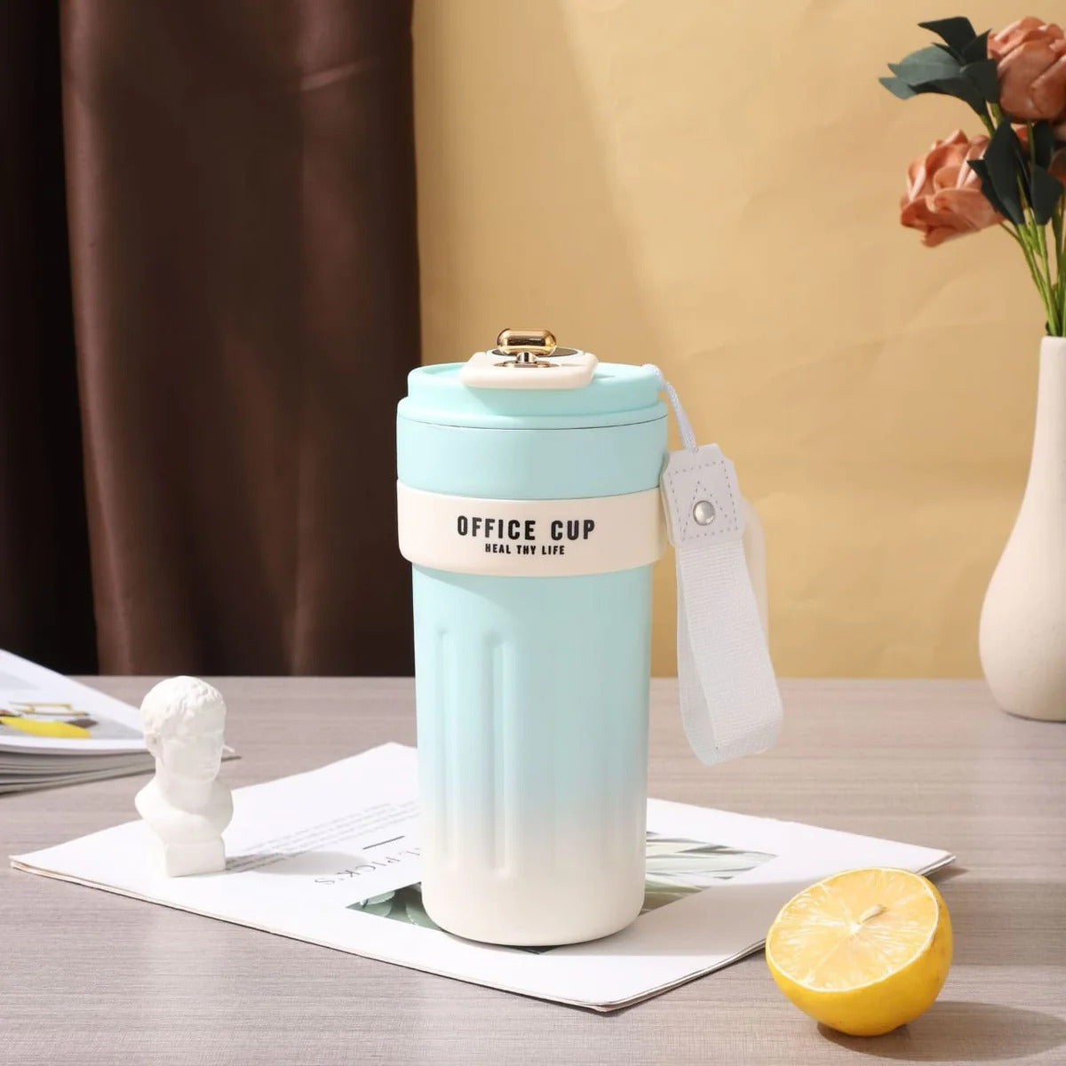 Smart Coffee Cup With Temperature Display